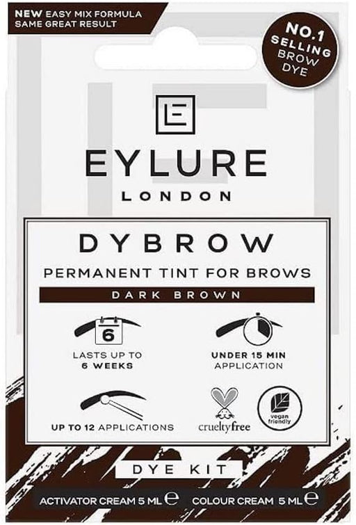 Eylure DYBROW Eyebrow Dye Kit, Dark Brown