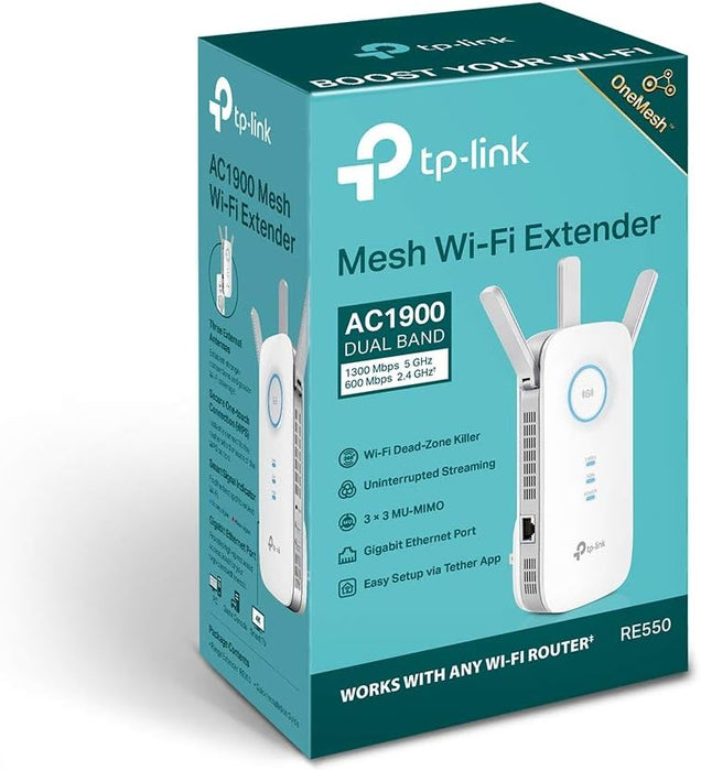TP-Link AC1900 Gigabit Mesh Wi-Fi Range Extender/Wi-Fi Booster/Wi-Fi Repeater