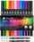12 Felt Tip Coloured Art Pens for Adults, Kids Markers for Calligraphy