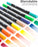 36 Dual Tip Brush Pens with Fineliner & Brush Tip, Felt Tip Pens for Adults Watercolour