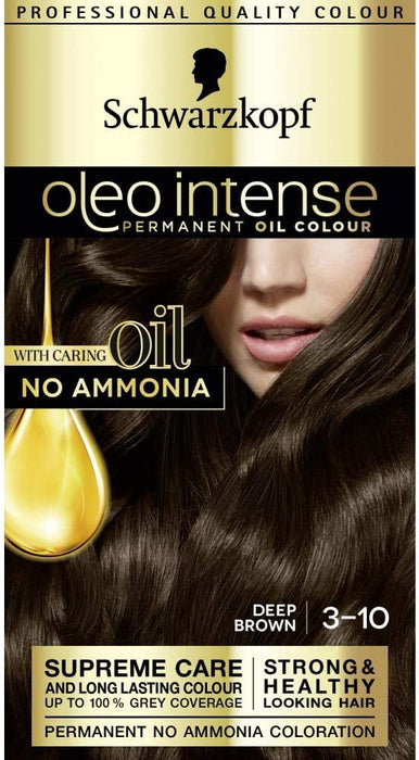 Schwarkopf Oleo Intense Permanent Hair Dye Upto 100% Grey Coverage