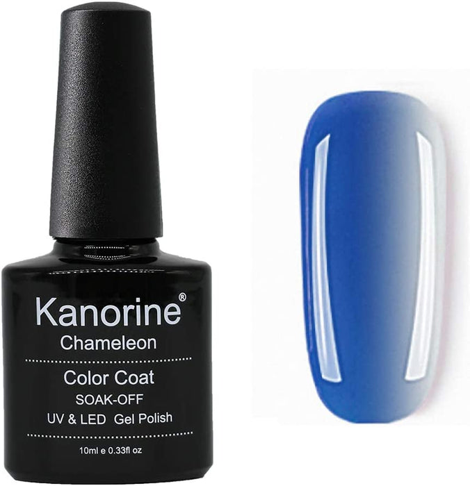 Kanorine Temperature Color Changing Gel Nail Polish UV LED Soak Off Gel Varnish Manicure Colour Changing Art Gel Polish 10mL