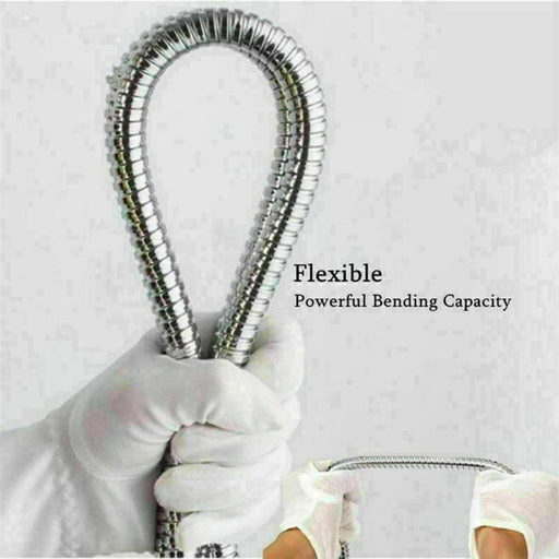 Unique 1.5m, 2m, 2.5m Stainless Steel Flexible Bathroom Bath Shower Hose Pipe Washer UK