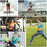 Unique 11PCS Set Resistance Bands Workout Exercise Gym Home Fitness Yoga Training Tubes