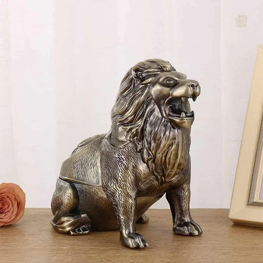 Metal Lion Ashtray