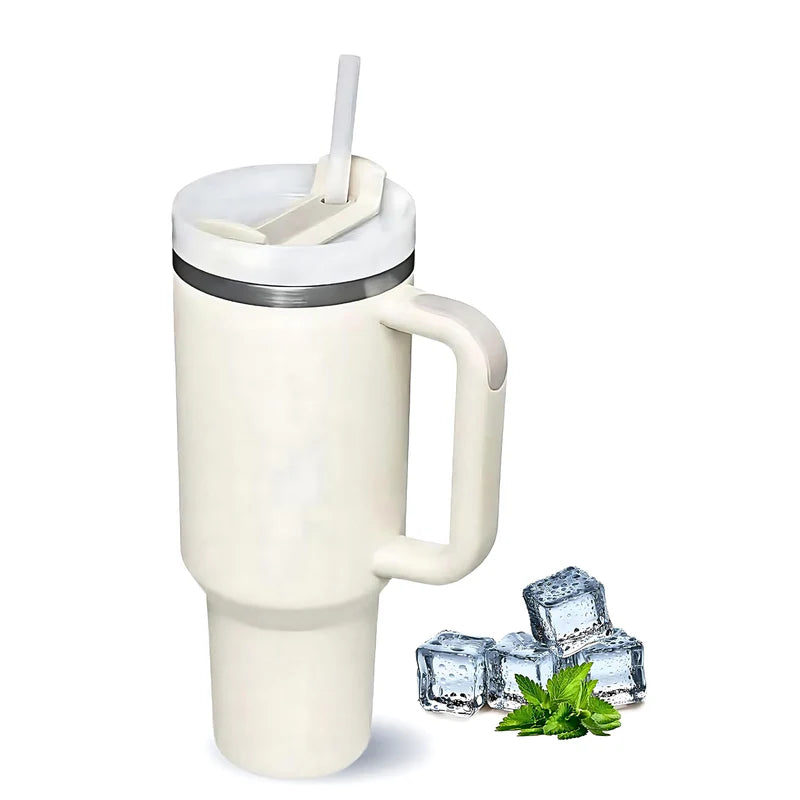 Tumbler With Handle 40 oz and Straw Lid