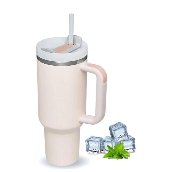 Tumbler With Handle 40 oz and Straw Lid